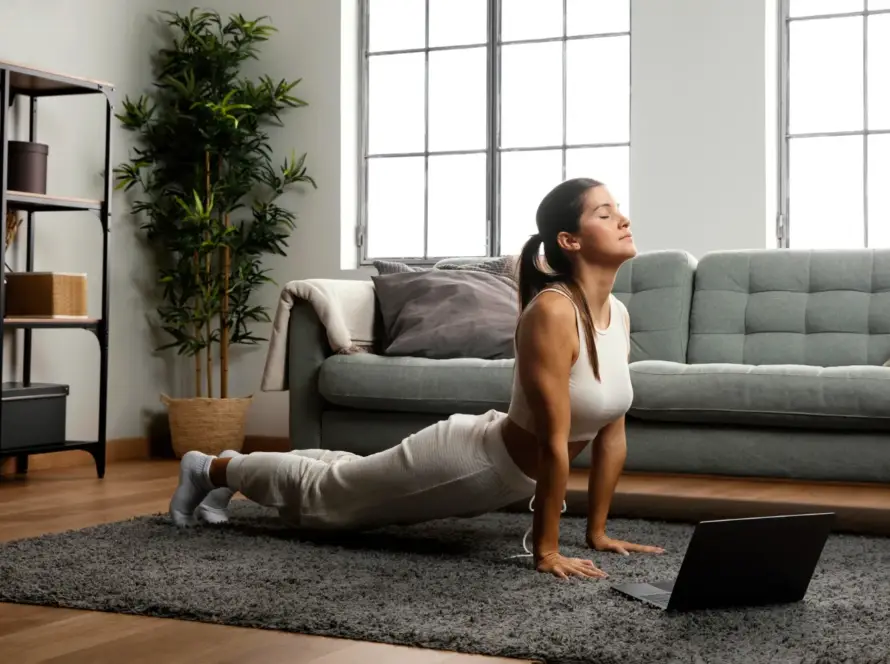 Effective plank exercise for weight loss and strong core muscles at home