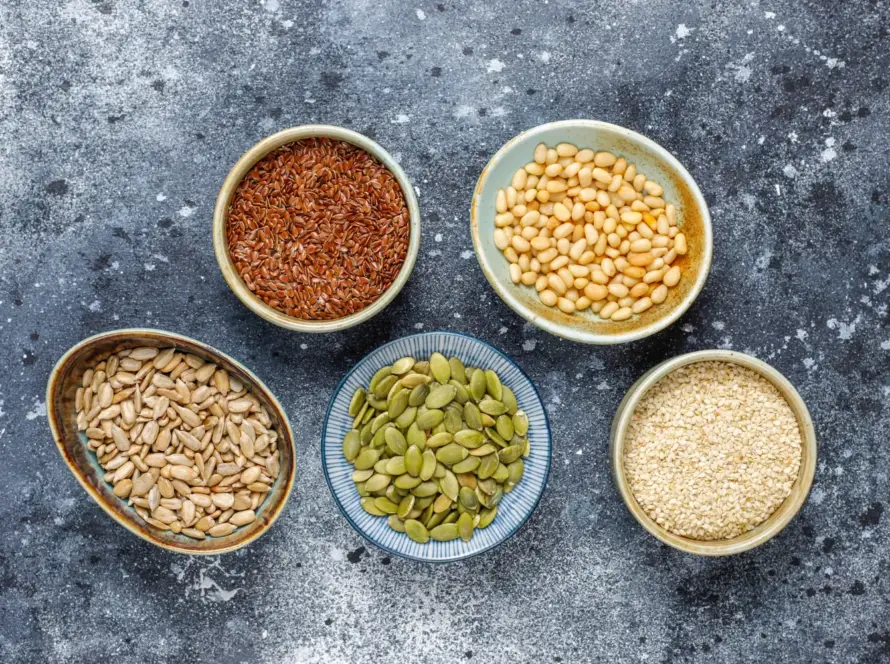 Healthy seeds in a bowl for weight loss diet in Pakistan