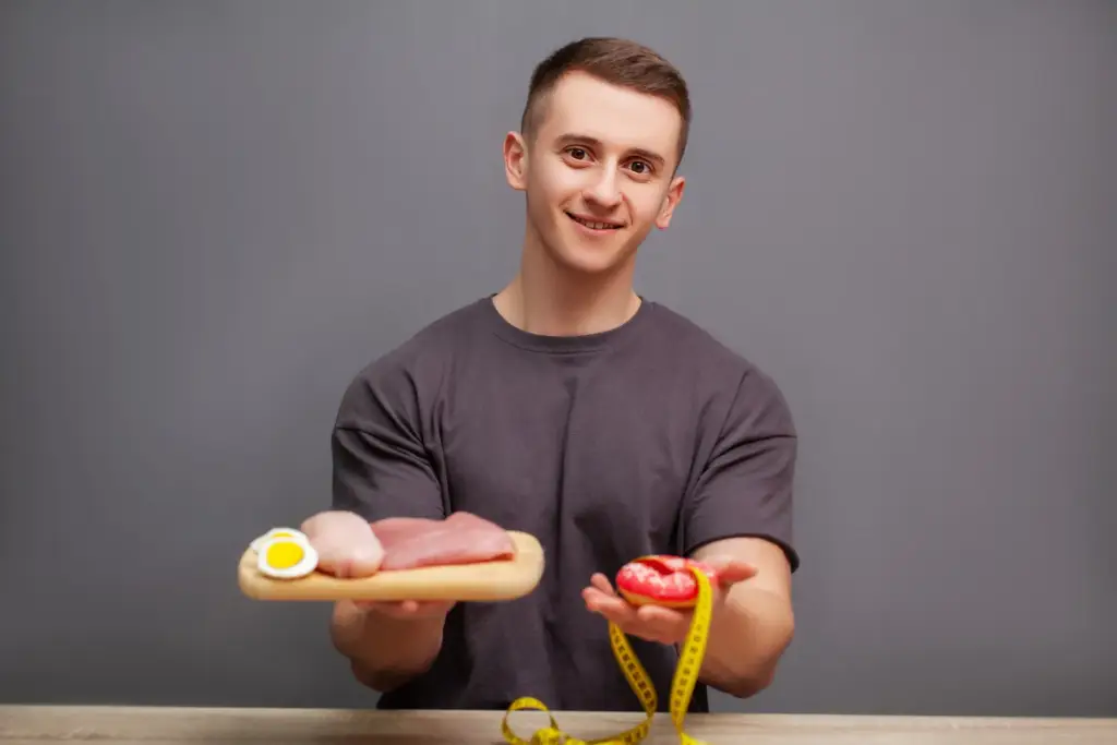 Healthy lifestyle tips like hydration, balanced diet, and exercise for gut health