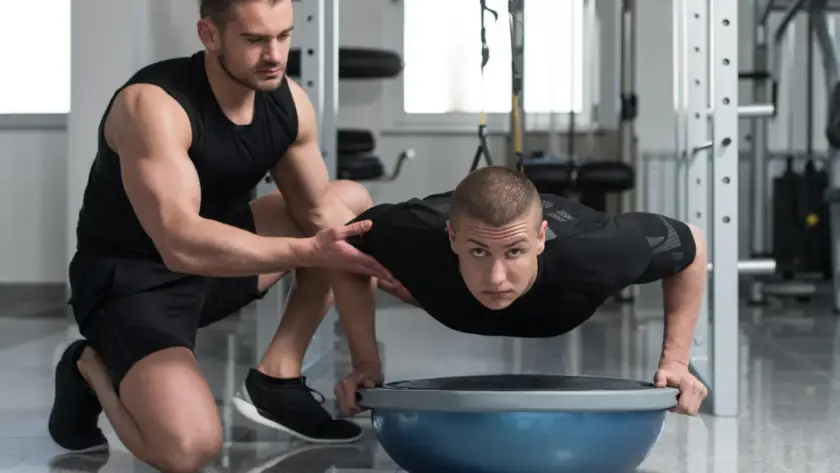 Before-and-after concept of a person showing increased energy, improved mood, and a stronger body thanks to strength training.