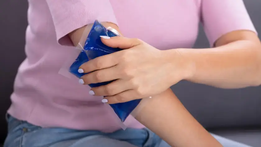 Ice therapy for sports injuries to reduce swelling and inflammation